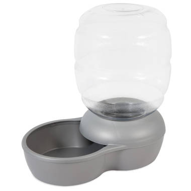 Gravity water outlet dish